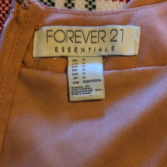 Forever 21 Pink Pleated Mini Sundress Wedding - Picture 3 of 4